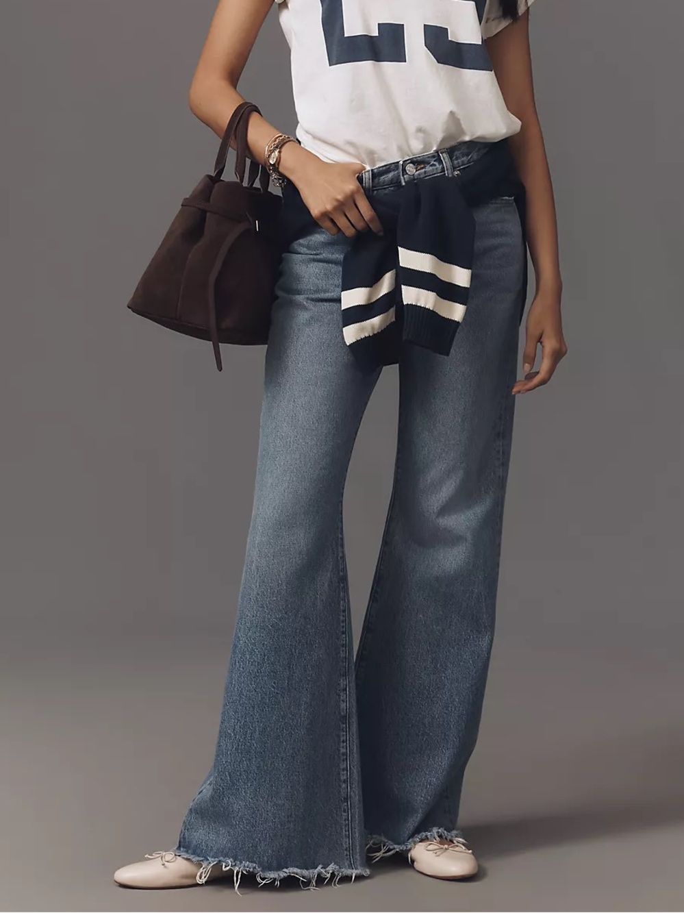 Frame The Lax High Rise Flare Jeans